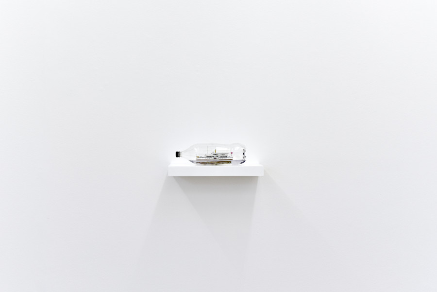 Exhibition view, Jorge Macchi, Drift Bottles, Galerie Peter Kilchmann, 2020.