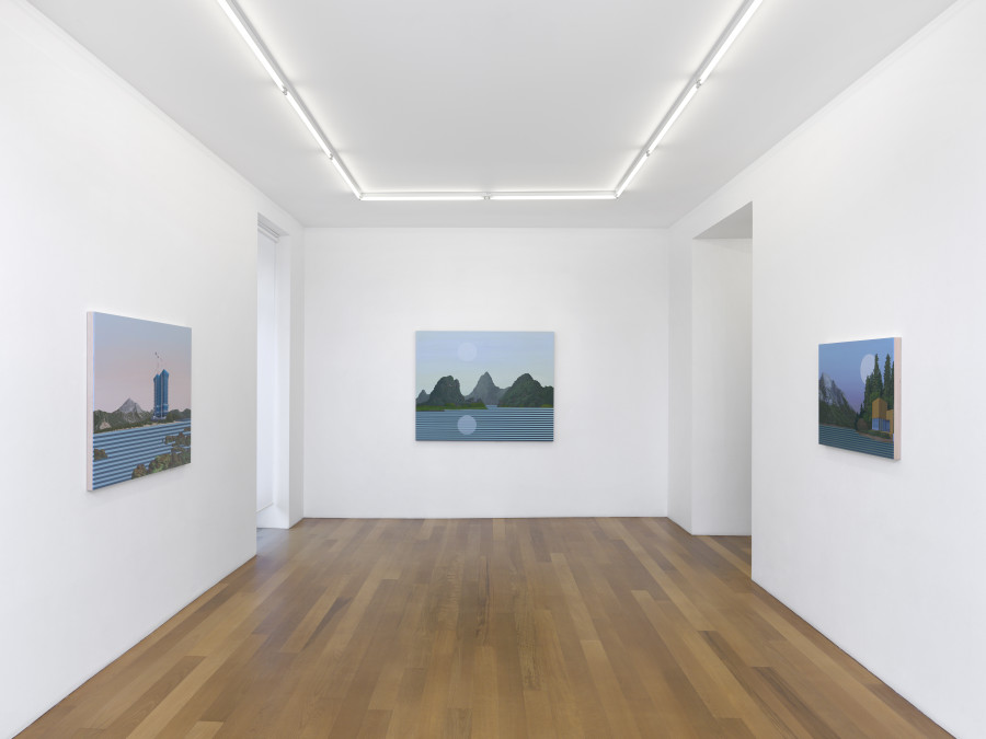 Exhibition view, Dean Monogenis, Liminal Tide, xippas, 2023. Photo credit: Annik Wetter