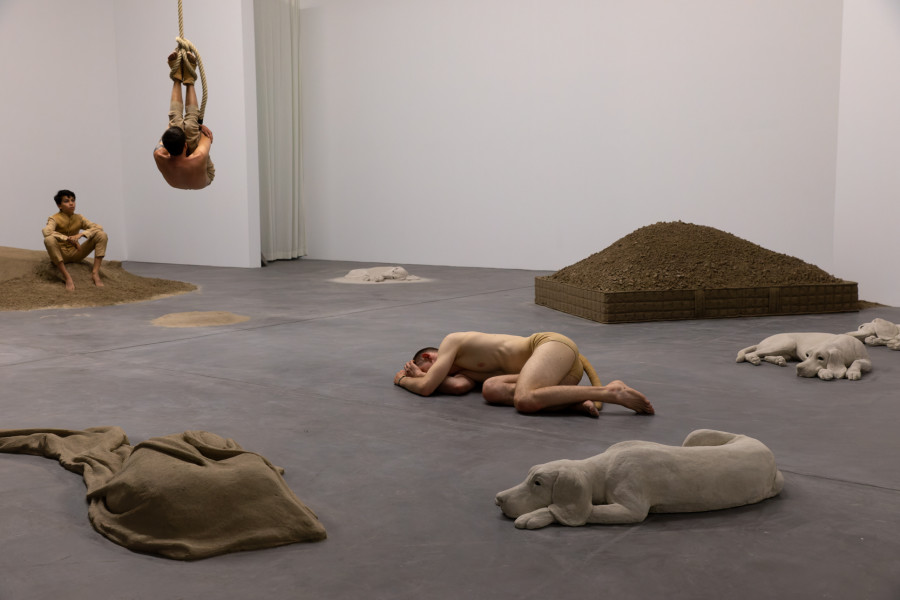 Installation view ‘OUTREMONDE: Dream Hunters – Théo Mercier, Luma Westbau, Zurich, 2022. Photos: Erwan Fichou