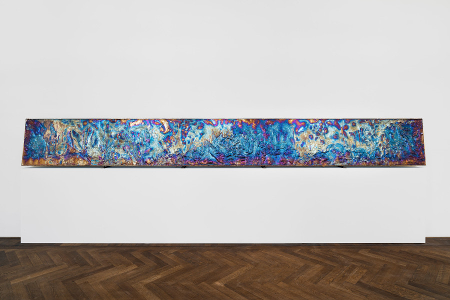 Raphael Hefti, installation view, Salutary Failures, Kunsthalle Basel, 2020, view on Polycrystalline Horticulture, 2020. Photo: Gunnar Meier / Kunsthalle Basel. Courtesy of the artist.