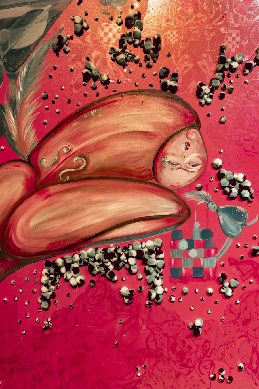 Installation view Sadaf H. Nava, Fabulas Score, schwarzescafé | Luma Westbau, Zurich, 2022. Photo: Nelly Rodriguez