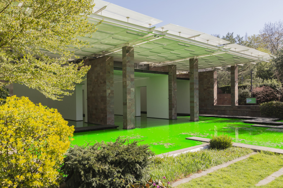 Installation view: Fondation Beyeler, Riehen/Basel, 2021 Courtesy of the artist; neugerriemschneider, Berlin; Tanya Bonakdar Gallery, New York / Los Angeles © 2021 Olafur Eliasson  Photo:Pati Grabowicz