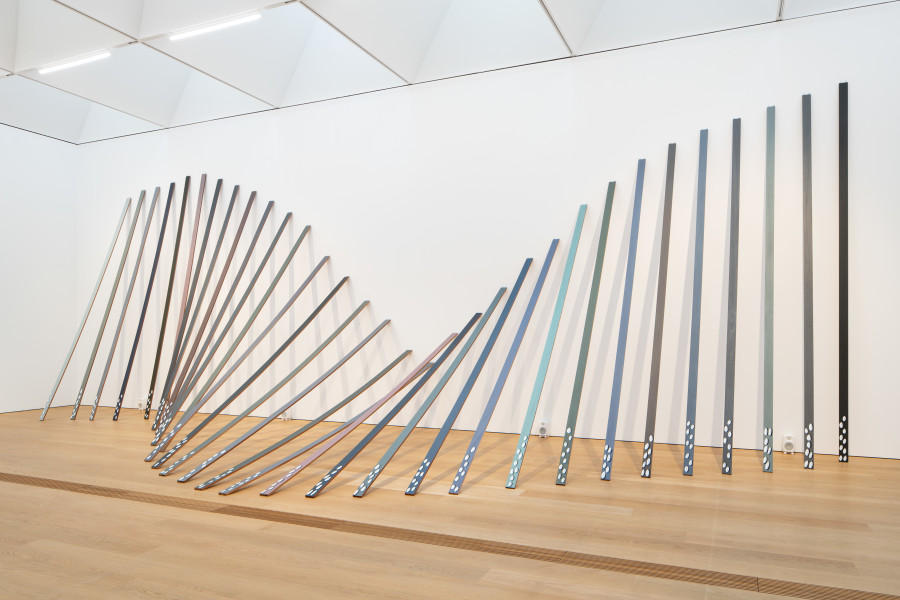 Exhibition view, Lubaina Himid, So Many Dreams, Musée cantonal des Beaux-Arts, 2022-2023. Photo : MCBA