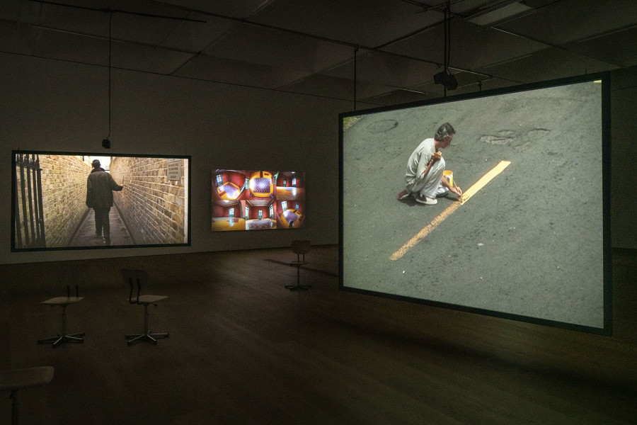 Exhibition view, Francis Alÿs, As Long As I’m Walking, MCBA 2021-2022.