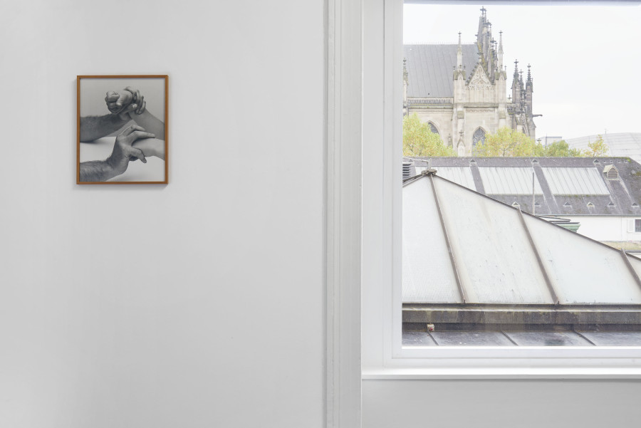 Joanna Piotrowska, installation view, Stable Vices, Kunsthalle Basel, 2019, view on, Untitled, 2014. Photo: Philipp Hänger / Kunsthalle Basel