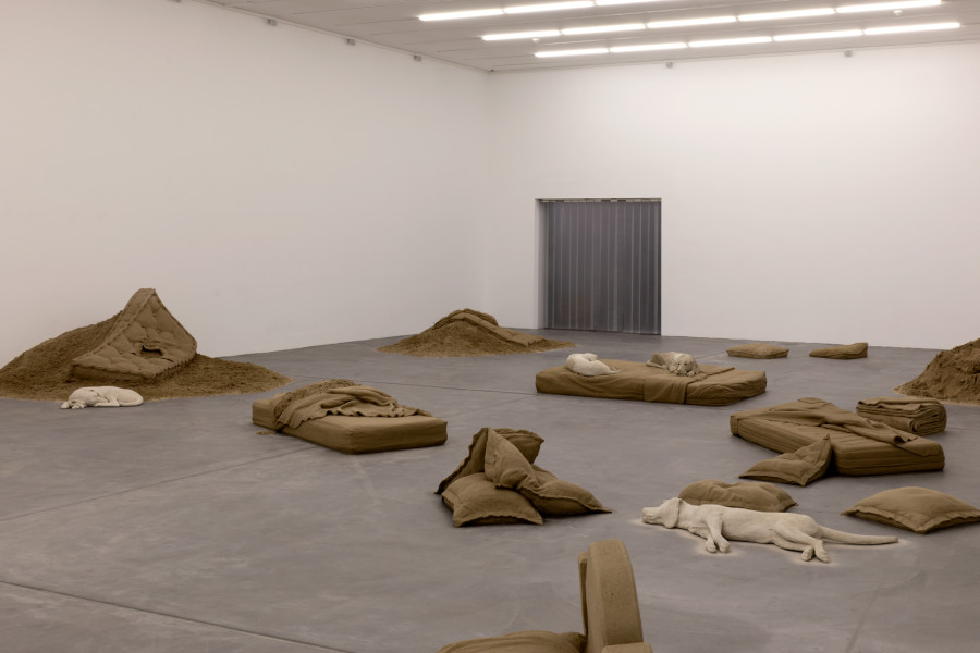 Installation view ‘OUTREMONDE: Dream Hunters – Théo Mercier, Luma Westbau, Zurich, 2022. Photos: Erwan Fichou