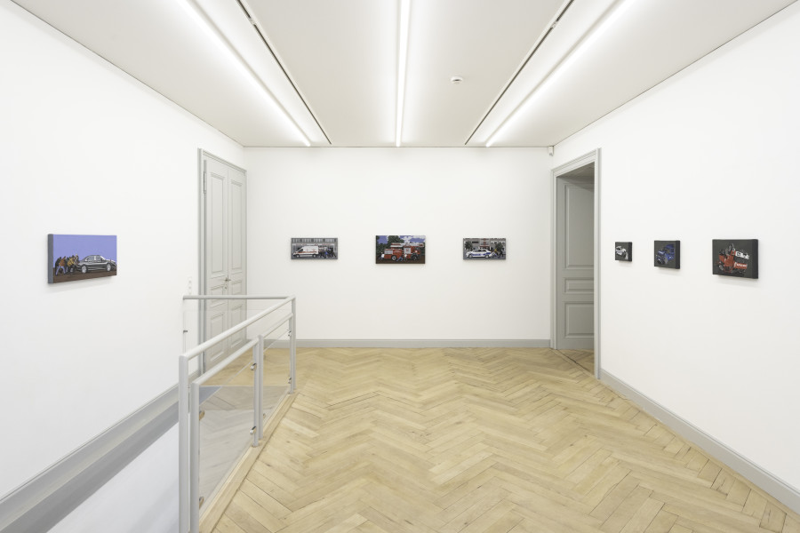 Exhibition view Ihsan Oturmak “Four Positions in Painting“, Galerie Peter Kilchmann, 2022