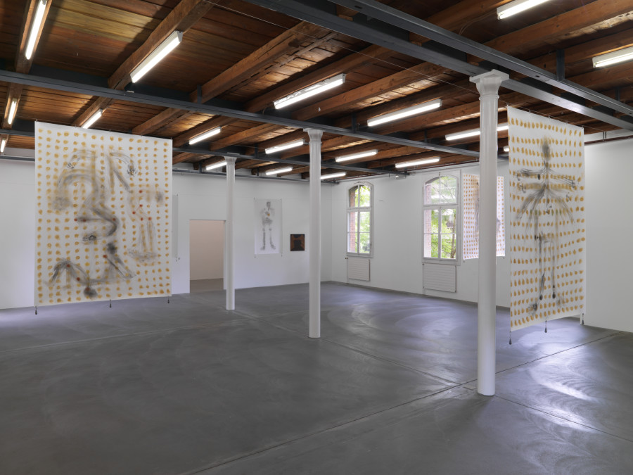 Exhibition view, Geogria Sagri, Case_L, Kunsthalle Friart Fribourg, 2022. Photo: Stathis Mamalakis. ©Georgia Sagri