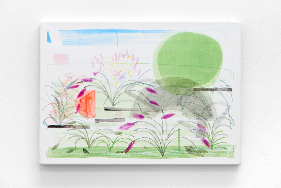 Charlotte Herzig, Flashback I have a Flashback, 2020. Acrylic on canvas 35 x 50 cm (Ref. HER09084),