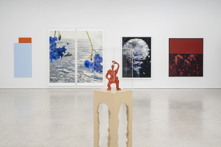 Vue de l’exposition, Unique et multiple. Oeuvres récentes de la collection d’art BCV Musée cantonal des Beaux-Arts de Lausanne – Espace Projet Photo : Nora Rupp / MCBA.