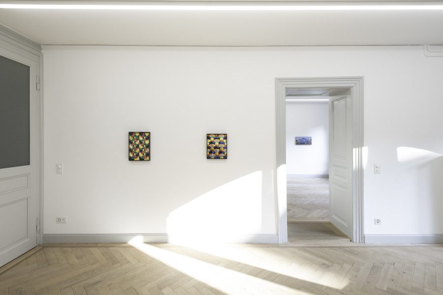 Exhibition view Bernd Ribbeck “Four Positions in Painting“, Galerie Peter Kilchmann, 2022