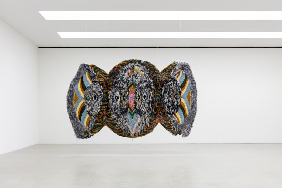 Caroline Achaintre, Shiftings, exhibition view, Kunsthaus Centre d’art Pasquart 2022. Photos: Stefan Rohner. Courtesy the artist, Arcade London & Brussels and Art : Concept, Paris