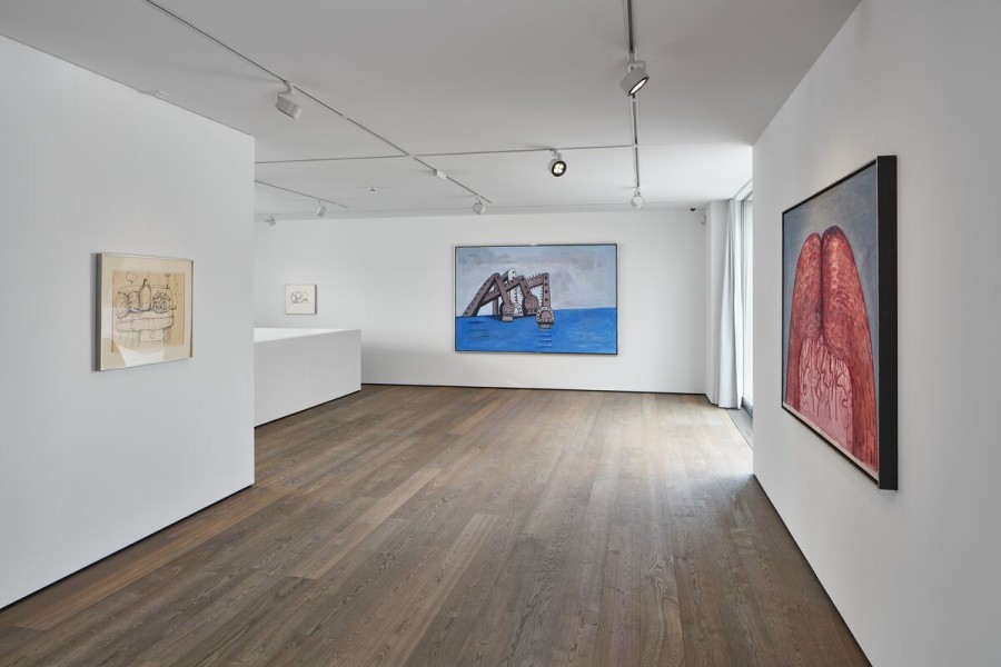 ‘Philip Guston. Transformation‘ Hauser & Wirth St. Moritz, 2020. Philip Guston © The Estate of Philip Guston. Photo: Jon Etter