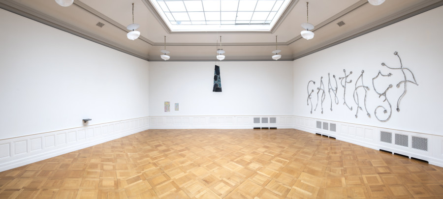 Installation view, Paul Paillet, Fantasy, Palais de l'Athénée salle Crosnier, 2022. Photo: Photo: Société des Arts/Greg Clément