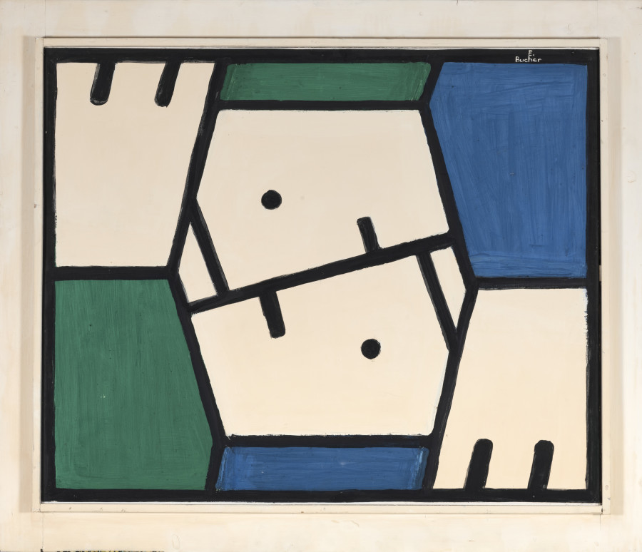 Eugen Bucher, Paar, 1967, Kunstmuseum St.Galien, Acquired 1969, Photo: Sebastian Stadler