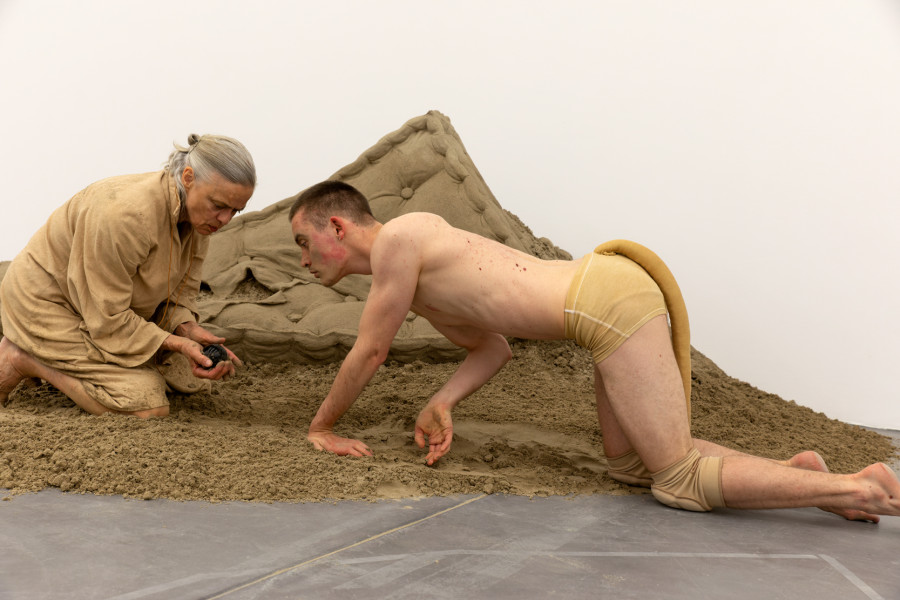 Installation view ‘OUTREMONDE: Dream Hunters – Théo Mercier, Luma Westbau, Zurich, 2022. Photos: Erwan Fichou