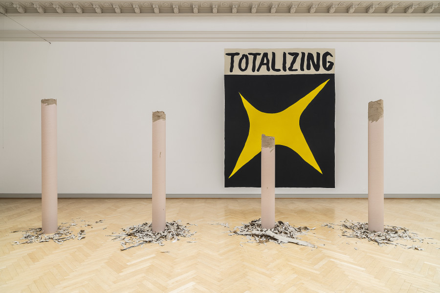 Heimspiel 2021, Installationsansicht, Kunstmuseum St.Gallen, Foto: Anna-Tina Eberhard