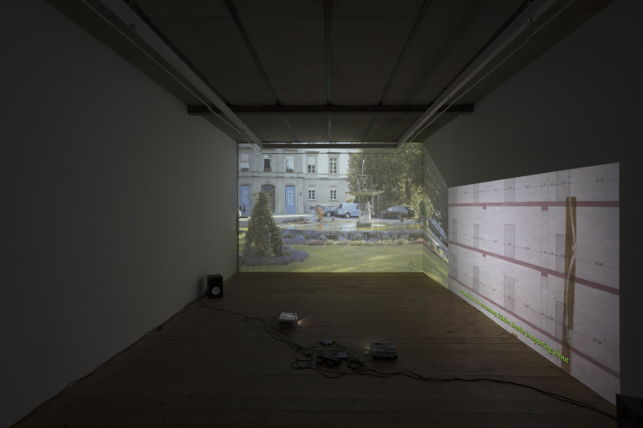 Exhibition view, Lea Schaffner –  Aus dem Kopf /From the Head (By Heart), sic! Elephanthouse, 2022. Photo credit: Andri Stadler