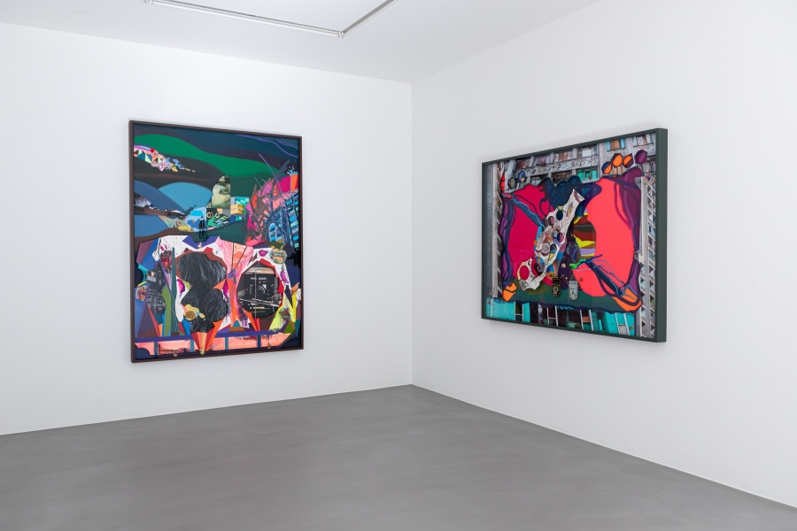 Exhibition view, Franz Ackermann, Mai 36 Galerie, 2022.