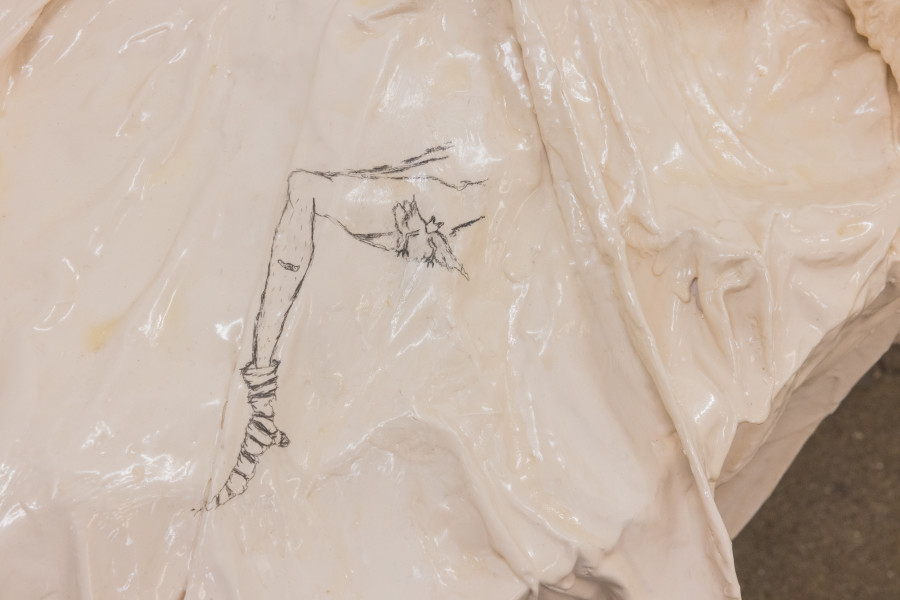 Romy Colombe. K, Last night with all of you was soft, 2022/ Photo: Julie Folly / Courtesy: the artist and WallStreet