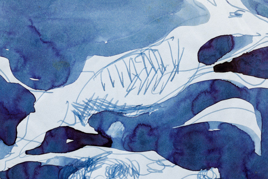 John Berger, O loose the dogs of love (detail) Photo: Kilian Bannwart