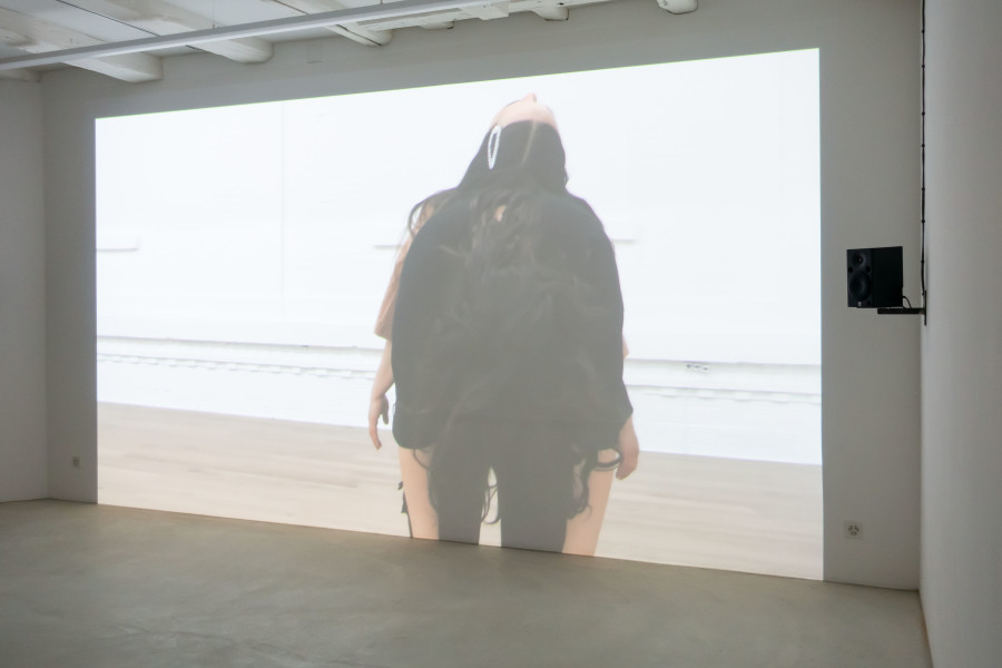 Exhibition view, Lysann König, Becoming LYSANN, Ausstellungsraum Klingental, 2022.