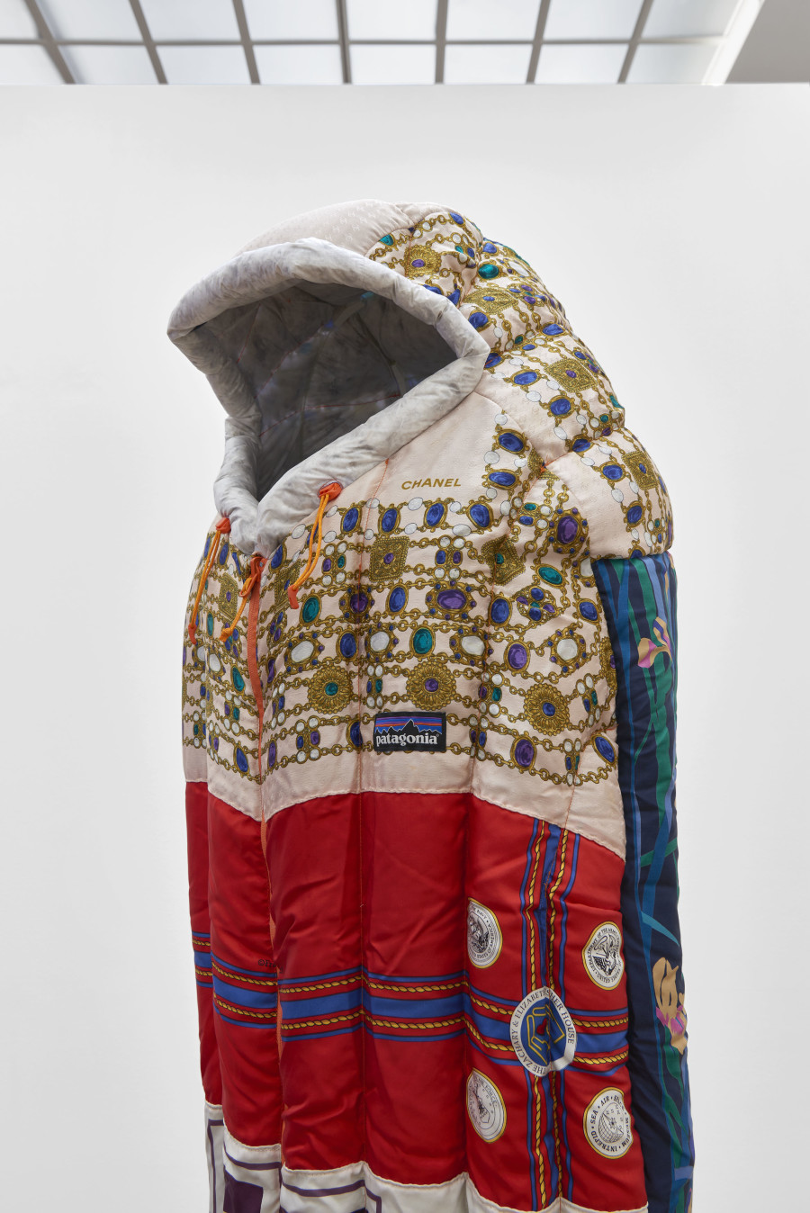 Installation view, INFORMATION (Today), Kunsthalle Basel, 2021, detail view of Simon Denny, Remainder 2, 2019. Photo: Philipp Hänger / Kunsthalle Basel