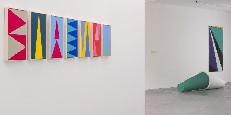 Installation View, The Backward Glance can be a Glimpse into the Future at von Bartha, Basel, 5 September – 7 November 2020. Photo: Simon Schwyzer. Image courtesy von Bartha and the Artists.