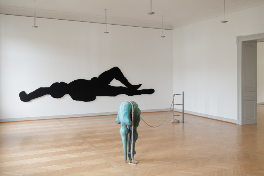 Grace Schwindt, Installation view Kunstmuseum St.Gallen, Courtesy the artist and Zeno X Gallery, Antwerp, Photo: Sebastian Stadler