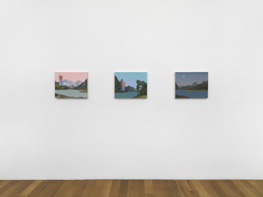 Exhibition view, Dean Monogenis, Liminal Tide, xippas, 2023. Photo credit: Annik Wetter