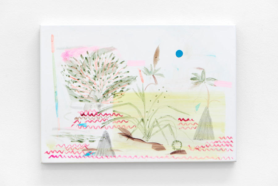 Charlotte Herzig, Flashback I have a Flashback, 2020. Acrylic on canvas 35 x 50 cm (Ref. HER09072).