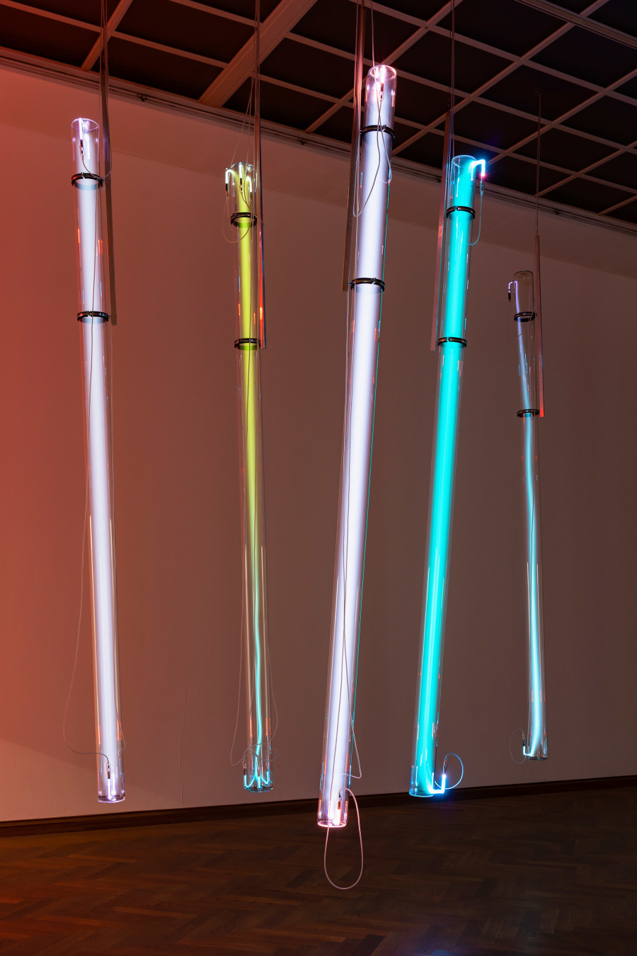 Raphael Hefti, installation view, Salutary Failures, Kunsthalle Basel, 2020, view on Message Not Sent, 2020 (detail). Photo: Gunnar Meier / Kunsthalle Basel. Courtesy of the artist.