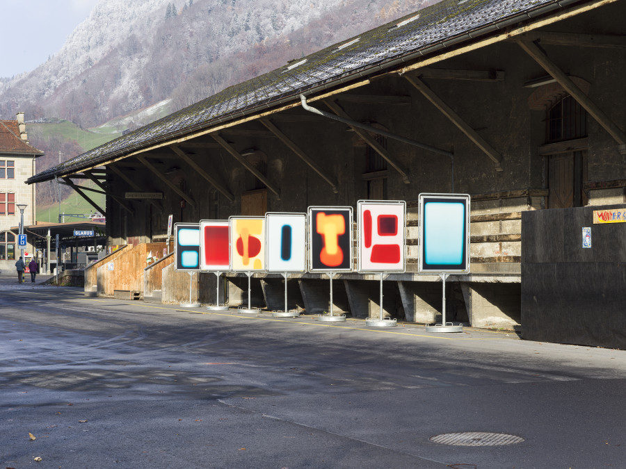Peter Hauser, Tastet Great Feels Good, 2022. Kunstschaffen Glarus 2022 (A-L), exhibition view, Kunsthaus Glarus, 2022. Photo: Cedric Mussano