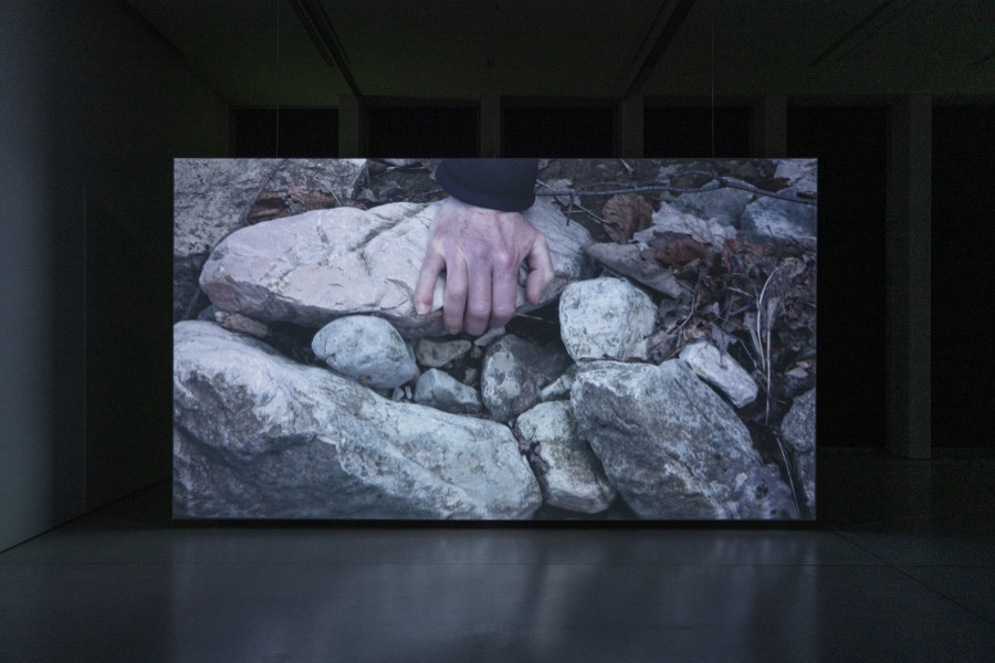 View of the exhibition Marie Cool Fabio Balducci. Dai campi all’elica at the Musée cantonal des Beaux-Arts de Lausanne, 2022. © Marie Cool Fabio Balducci. Photo: MCBA / Étienne Malapert