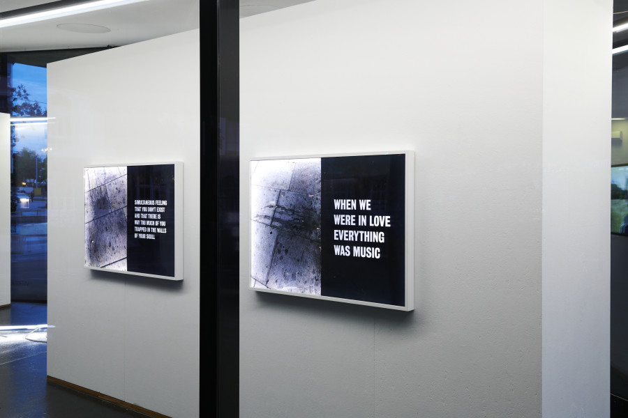 Along A Long So Long, installation view, 2021. VITRINE, Basel. Courtesy of the artist and VITRINE. Photographer: Nici Jost.