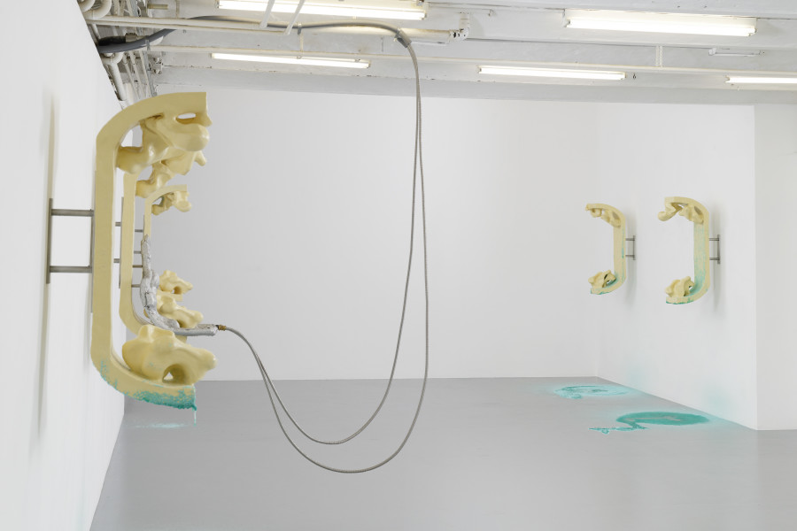 Exhibition view, Isabelle Andriessen, BUNK, CAN Centre d’art Neuchâtel, 2021. Photography: Aurélien Mole / all images copyright and courtesy of the artist and CAN Centre d’art Neuchâtel.