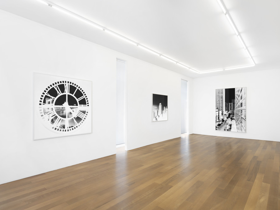 Exhibition view, Vera Lutter, xippas, 2022. Photo credit: Julien Gremaud