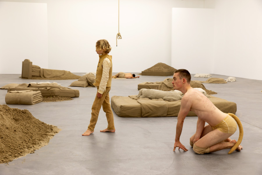 Installation view ‘OUTREMONDE: Dream Hunters – Théo Mercier, Luma Westbau, Zurich, 2022. Photos: Erwan Fichou