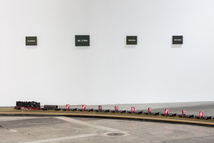 On On Kawara, Installation view Lokremise St.Galien, Photo: Stefan Rohner