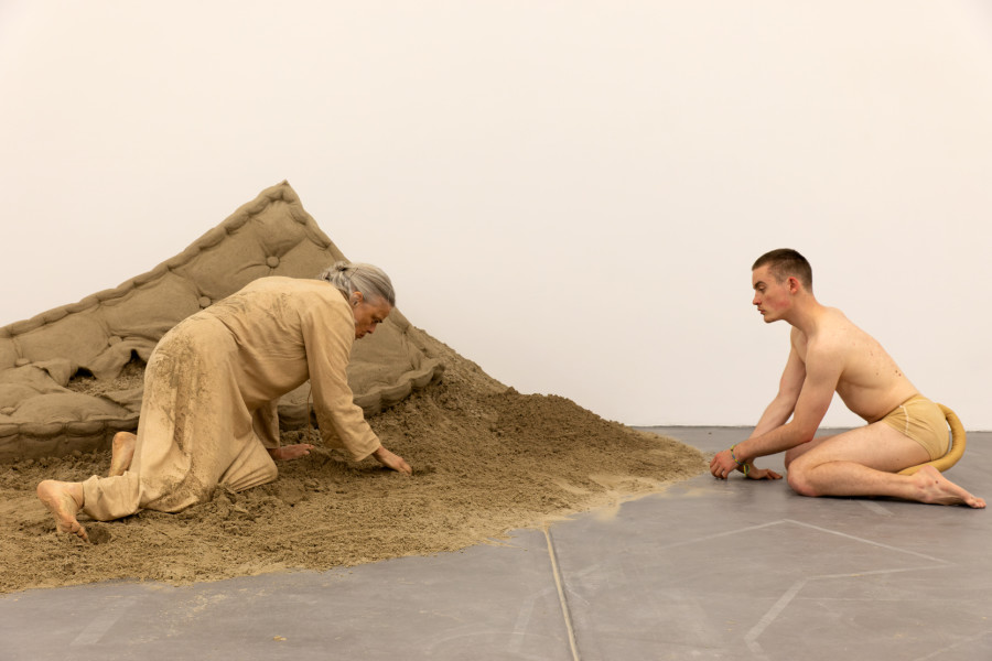 Installation view ‘OUTREMONDE: Dream Hunters – Théo Mercier, Luma Westbau, Zurich, 2022. Photos: Erwan Fichou