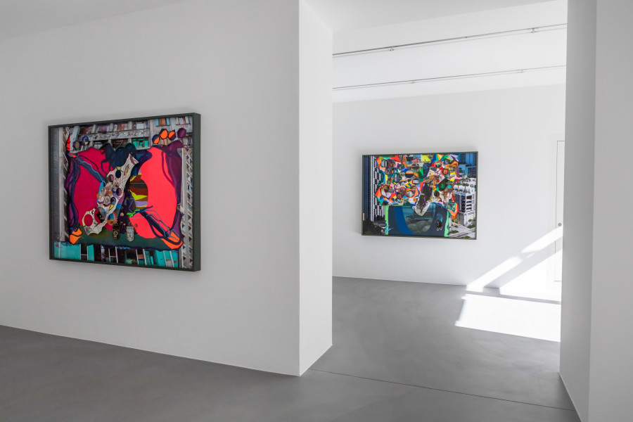 Exhibition view, Franz Ackermann, Mai 36 Galerie, 2022.