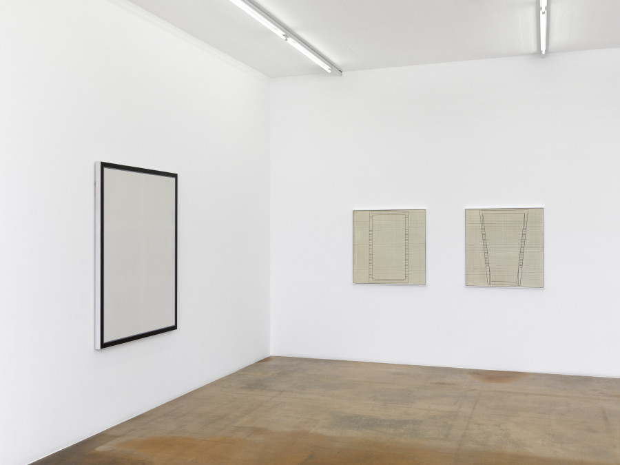 Installation view, Jo Baer, Musée d'art moderne et contemporain, 2022. Photo: Annik Wetter