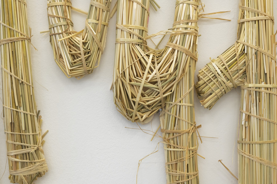 Gina Proenza, The Beasts/The Infamous (Detail), 2023. Photo: Kunst Halle Sankt Gallen, Sebastian Schaub. Courtesy of the artist and Kunst Halle Sankt Gallen.