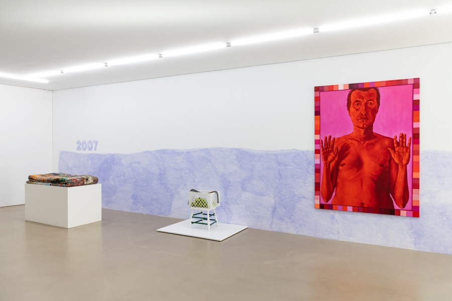 Ausstellungsansicht mit Werken von Jean-Frédéric Schnyder, Robert Gober und Ruth Buchanan, Heute Nacht geträumt. Photo credit: Jonas Hänggi