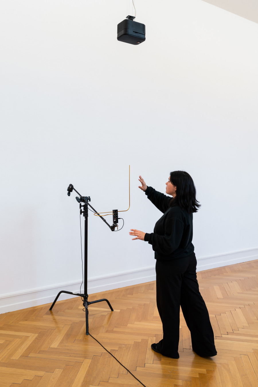 Exhibition view, Simnikiwe Buhlungu, *dissonated underings [hic!], after-happenings and khuayarings (sithi “ahhhh!”), Kunsthalle Bern, 2022 Photo: Gunnar Meier