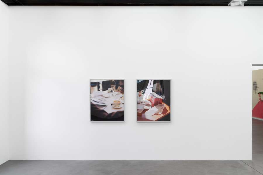 Exhibition view, Calla Henkel & Max Pitegoff, "German Theater 2010-2020", Fri Art, 2020. Photo Gunnar Meier. Courtesy of Fri Art Kunsthalle