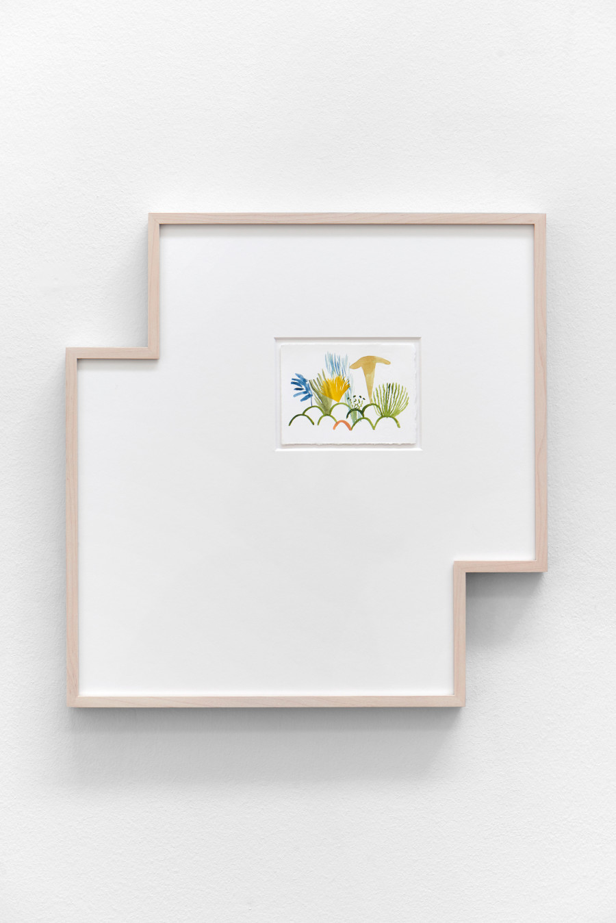 Charlotte Herzig, Sans titre, 2020. Watercolor on paper 38,7 x 37,6 cm (Ref. HER09102).