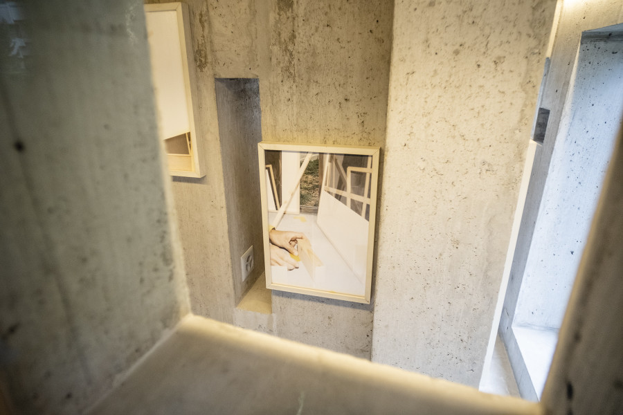 Herbert Weber: Umgehen von Tatsachen (Bypassing Facts), Lemme, Sion, Switzerland, Curator: Josiane Imhasly, Photo credit: Romain Iannone, 2022