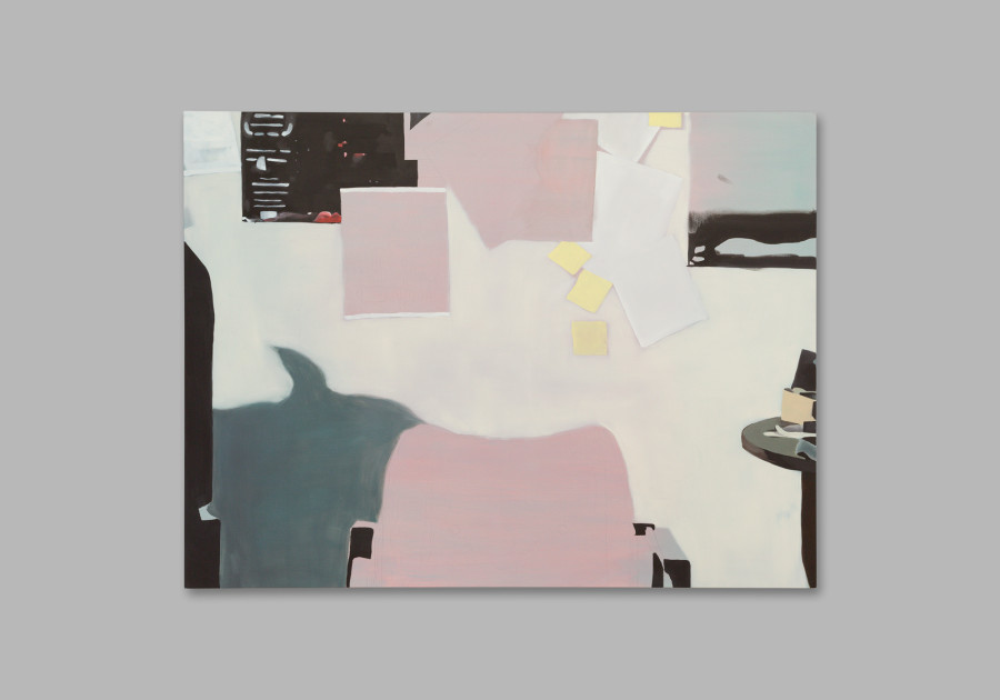 Deborah-Joyce Holman, slow gliss down/ long decay/ululate, 2022, Oil on linen canvas, 125 x 165 cm. Photo: Philipp Rupp. Courtesy: of Sentiment and the artist