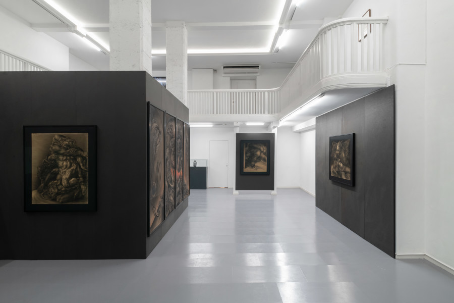 Exhibition view, Sibylle Ruppert, The Bible of Evil, Blue Velvet Projects, 2022. Photo credit: Flavio Karrer